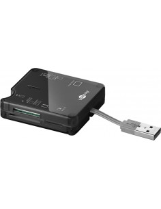 Uniwersalny czytnik kart USB 2.0 - Wersja kolorystyczna Czarny