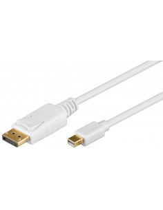 Kabel przejściowy mini DisplayPort 1.2, pozłacany - Długość kabla 2 m