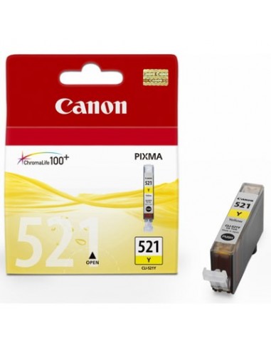 CANON CLI-521Y wkład atramentowy MP540/980/iP3600 żółty