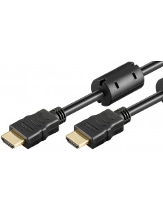 Przewód HDMI®/™ o dużej szybkości transmisji z Ethernetem (ferrytem) - Długość kabla 5 m