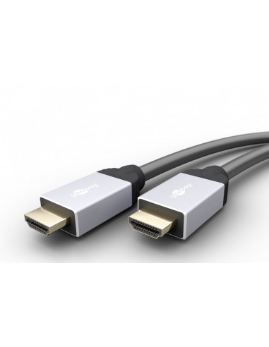 Przewód HDMI™ o dużej szybkości transmisji z Ethernetem (Goobay Series 2.0) - Długość kabla 3 m