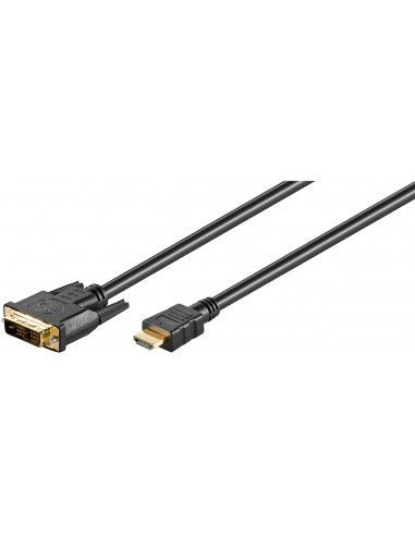 Kabel DVI-D/HDMI™, pozłacany - Długość kabla 1.5 m