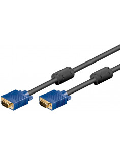 Kabel do monitora Full HD SVGA, pozłacany - Długość kabla 1.8 m