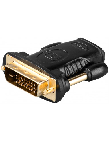 Adapter HDMI™/DVI-D, pozłacany - Zużycie Jednostka 1 szt. w blistrze