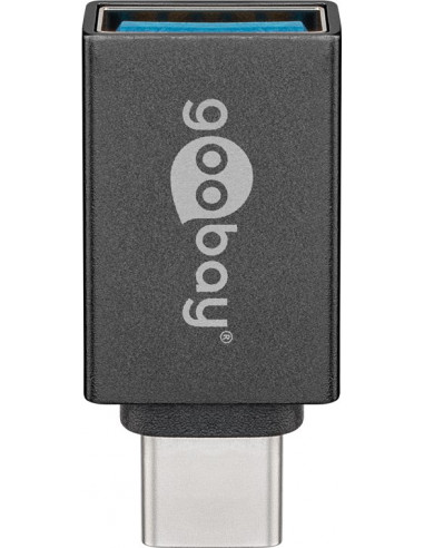 USB-C™ USB A OTG SuperSpeed ​​Adapter do podłączenia kabli ładowania 3.0 Szary - Wersja kolorystyczna Szary