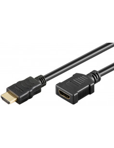 Przedłużacz HDMI™ o dużej szybkości transmisji z Ethernet - Długość kabla 0.5 m