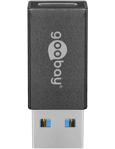 Adapter USB 3.0 SuperSpeed na USB-C™, czarny - Wersja kolorystyczna Czarny