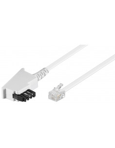 Kabel przyłączeniowy TAE-F (uniwersalny układ styków) - Długość kabla 6 m