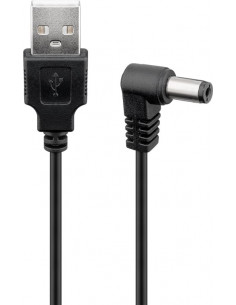 Kabel USB–DC 5,5 x 2,5 mm - Długość kabla 1.5 m