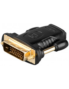 Adapter HDMI™/DVI-D, pozłacany - Zużycie Jednostka 1 szt. w torebce plastikowej