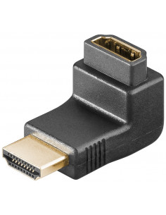 Adapter kątowy HDMI™, pozłacany - Połączenie typu Gniazdo HDMI™ (typ A)