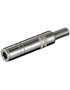 Złącze jack - 6,35 mm - mono - Połączenie typu Gniazdo jack 6,35 mm (2-pinowe, mono)