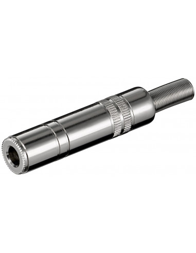 Złącze jack - 6,35 mm - mono - Połączenie typu Gniazdo jack 6,35 mm (2-pinowe, mono)