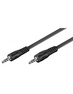 Kabel łączący audio AUX, 3,5 mm stereo, Kabel płaski - Długość kabla 1.5 m