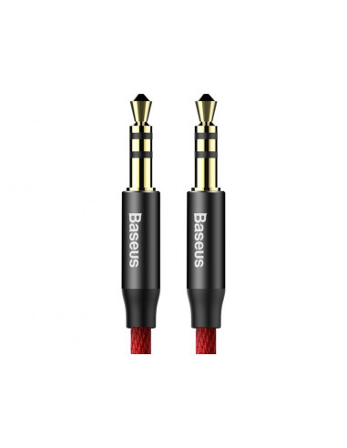 BASEUS Kabel Audio (2x mini jack 3.5mm)  M30 1.5m (CAM30-C91) Red+Black