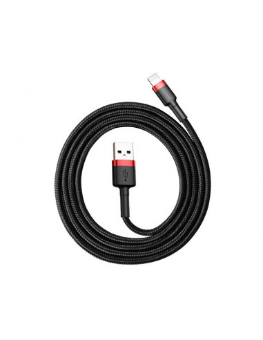 BASEUS Kabel USB Lightning iPhone 3,0m Cafule 2A(CALKLF-R91) Black-Red