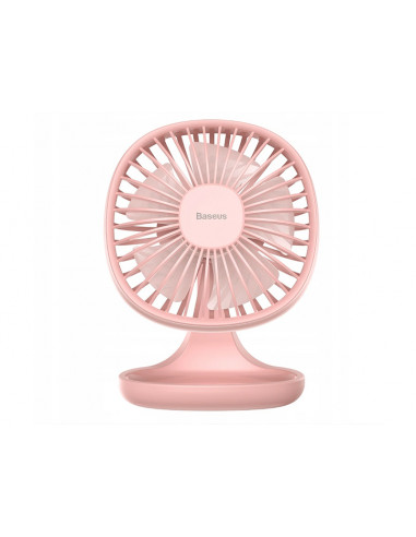 BASEUS Wentylator biurkowy Pudding - Shaped Fan (CXBD-04) Pink