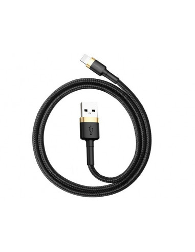BASEUS Kabel USB Lightning iPhone 3,0m Cafule 2A(CALKLF-RV1) Black-Gold