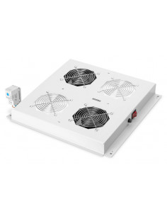 Panel wentylacyjny 19'' DIGITUS dla serii Basic Hyper Unique 2x wentylator termostat szary