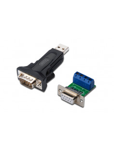 Konwerter/Adapter USB 2.0 do RS485 DB9 z kablem USB A M/Ż dł. 80cm