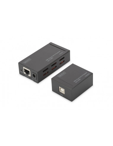 Przedłużacz/Extender USB 2.0 HighSpeed po skrętce Cat.5e/6 UTP do 100m