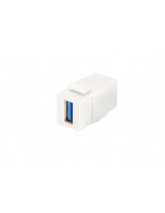 Moduł keystone USB 3.0 typ A gniazdo / gniazdo biały 1szt