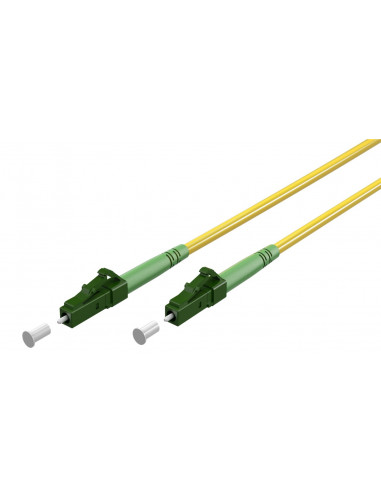 Kabel światłowodowy (FTTH), Singlemode (OS2) Yellow, Żółty (Simplex), 20 m - Długość kabla 20 m