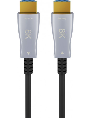 Optyczny hybrydowy kabel High Speed ​​HDMI™ z Ethernetem (AOC) - Długość kabla 100 m