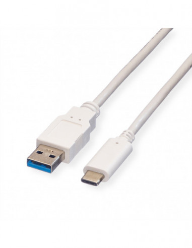 VALUE Kabel USB 3.2 Gen 1, A-C, M/M, 0,5 m