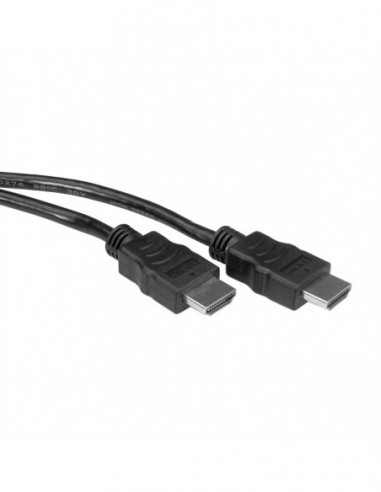 Kabel HDMI High Speed z Ethernetem, HDMI M - HDMI M, czarny, 5 m