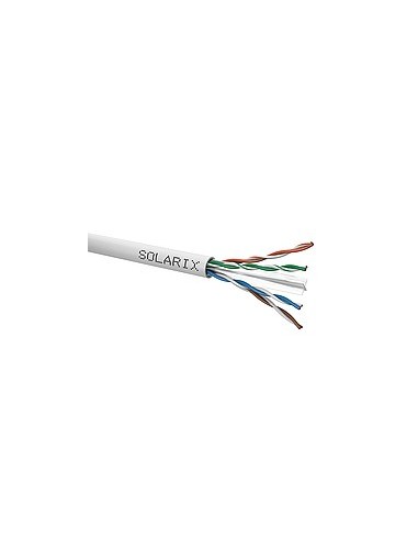 Kabel instalacyjny Solarix CAT6 UTP PVC E(ca) szpula 500m SXKD-6-UTP-PVC