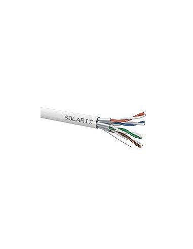 Kabel instalacyjny Solarix CAT6A STP LSOH E(ca) szpula 500m SXKD-6A-STP-LSOH