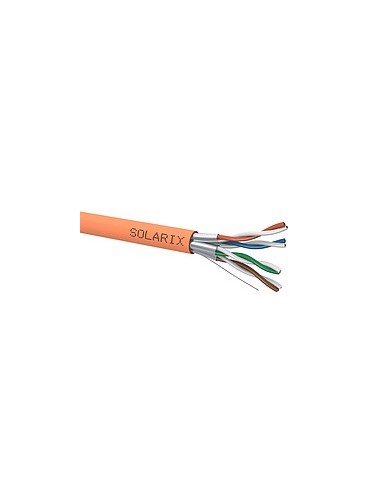 Kabel instalacyjny Solarix CAT6A STP LSOHFR B2(ca) s1 d1 a1 szpula 500m SXKD-6A-STP-LSOHFR-B2ca