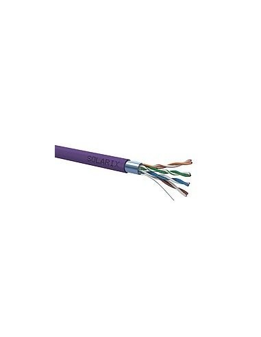 Kabel instalacyjny Solarix CAT5E FTP LSOH E(ca) szpula 500m SXKD-5E-FTP-LSOH