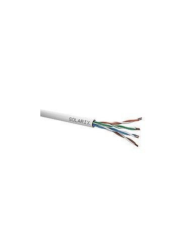 Kabel typu linka Solarix CAT5E UTP PVC szary box 305m SXKL-5E-UTP-PVC-GY