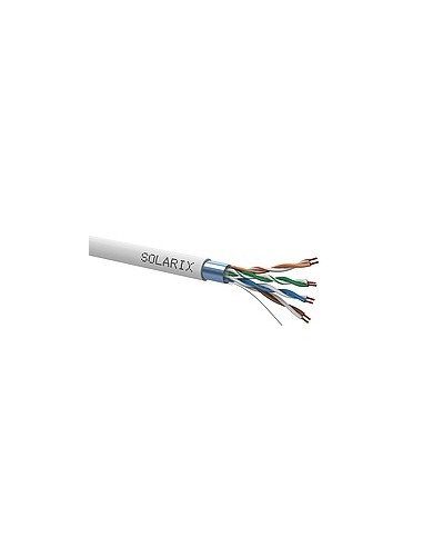 Kabel typu linka Solarix CAT5E FTP PVC szary box 305m SXKL-5E-FTP-PVC-GY