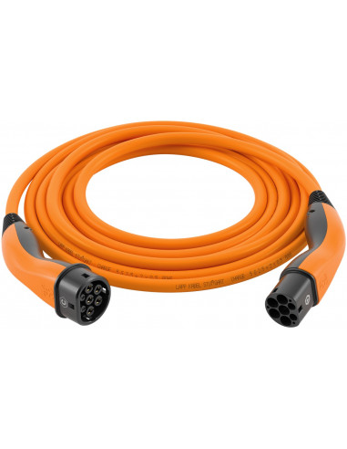 Kabel do ładowania Typu 2, do 22 kW, 7 m, Pomarańczowy - Długość kabla 7 m