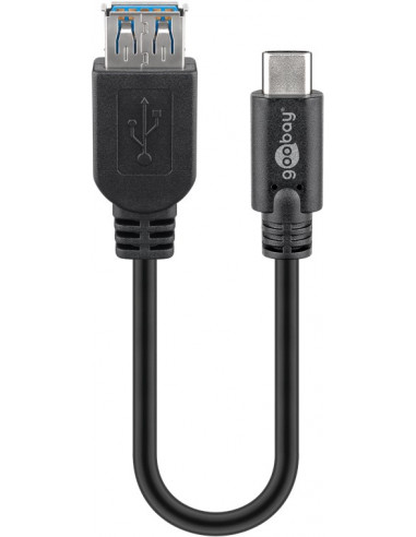 Sync & Charge Super Speed USB-C™ do USB A 3.0 przedłużacz - Długość kabla 0.2 m