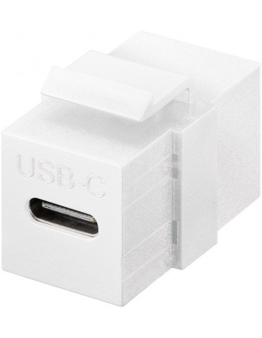 Moduł Keystone Złącze USB-C™, USB 3.2 Gen 2 (10 Gbit/s), biały - Wersja kolorystyczna biały