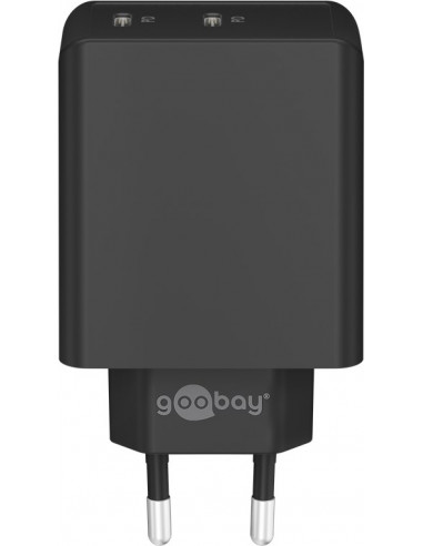 Podwójna szybka ładowarka USB-C™ PD (36 W) czarna