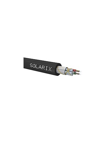 Zewnętrzny kabel światłowodowy MLT Solarix 24f 9/125 PE F(ca) czarny SXKO-MLT-24-OS-PE