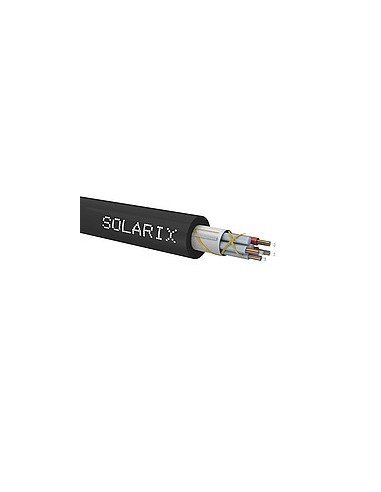 Kabel światłowodowy do wdmuchiwania MICRO Solarix 12f 9/125 HDPE F(ca) czarny SXKO-MICRO-12-OS-HDPE