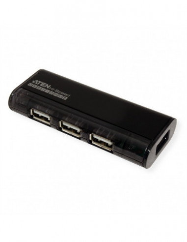 ATEN UH284 4-portowy magnes USB 2.0 HUB, czarny